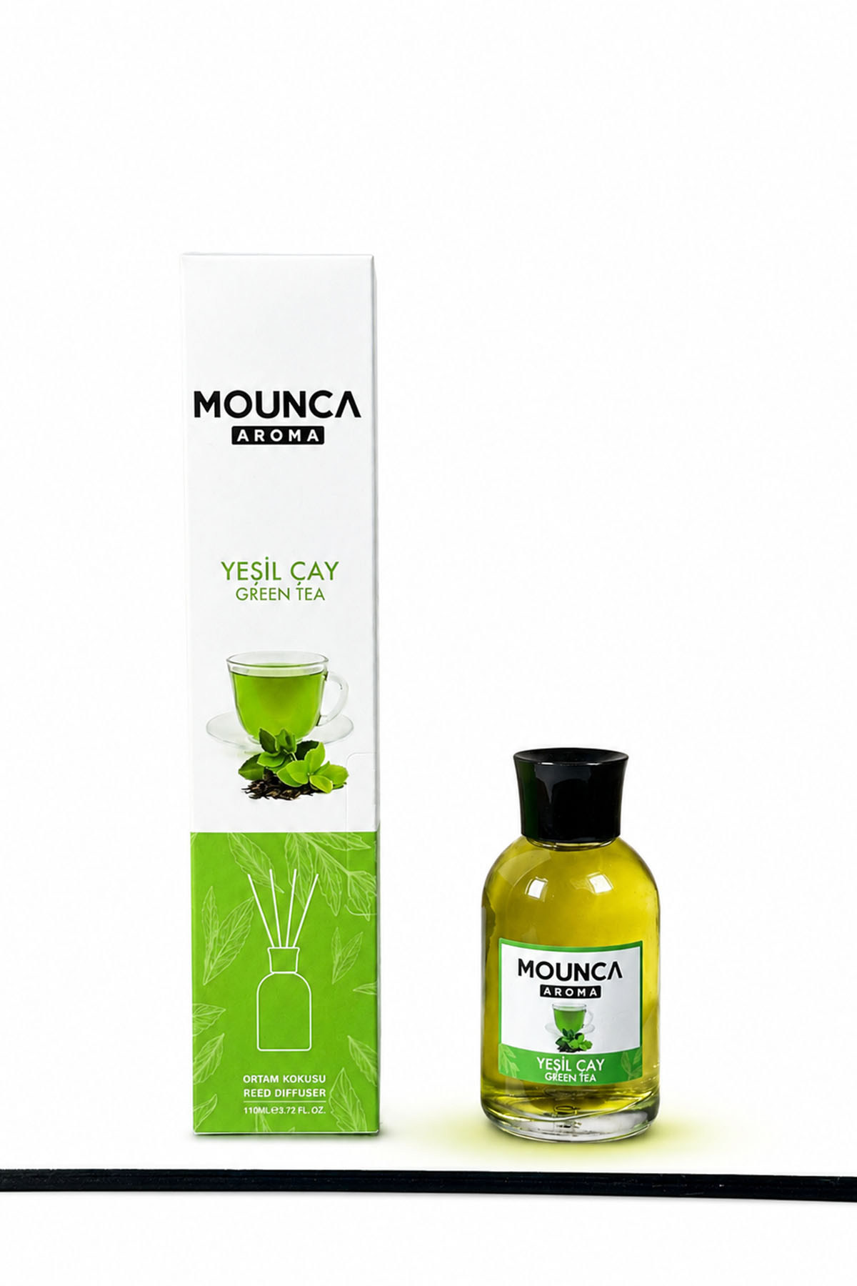 Mounca Aroma Yeşil Çay Çubuklu Oda Kokusu – 110 ml